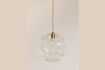 Miniature Grande suspension en verre transparent Atome 2