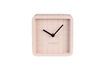 Miniature Horloge en béton rose Cute 6