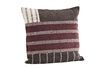 Miniature Housse de coussin en coton bordeau Wine 1