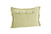 Miniature Housse de coussin en coton vert Quilt 4