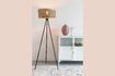 Miniature Lampadaire en bois de bambou beige Isla 2