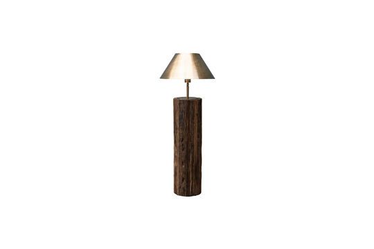 Lampadaire en bois foncé Natuka