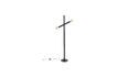 Miniature Lampadaire en fer noir Hawk 6