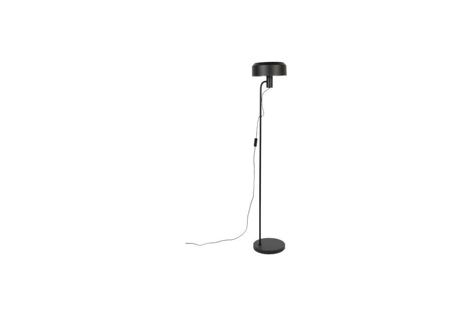 Ce luminaire en fer noir