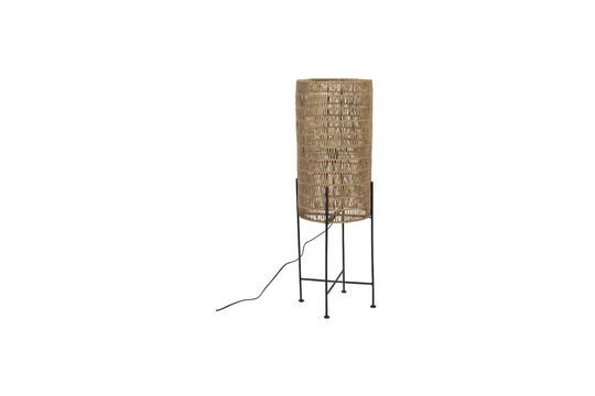 Lampadaire en jute brun Kari