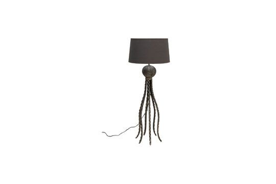 Lampe à poser en aluminium gris Octopus Détouré