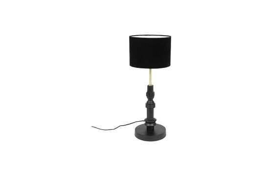 Lampe à poser en aluminium noir Totem Détouré