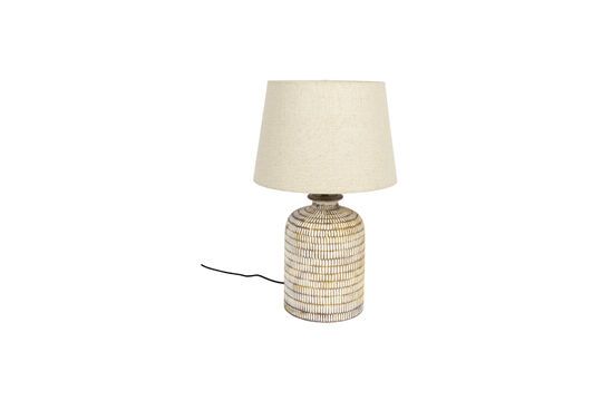 Lampe à poser en céramique beige Russel Détouré