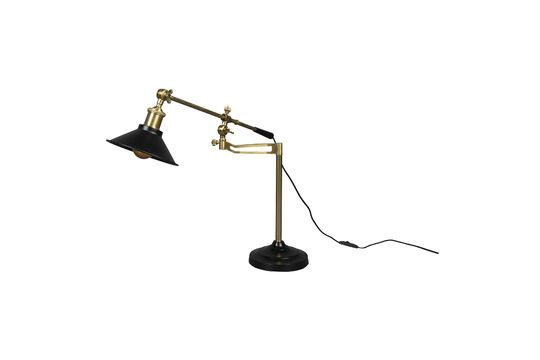 Lampe à poser en fer noir Penelope Détouré