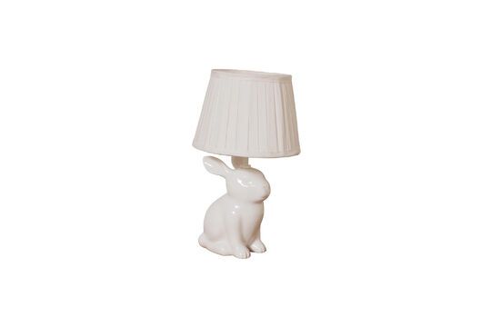 Lampe à poser en grès blanc Blanc Détouré