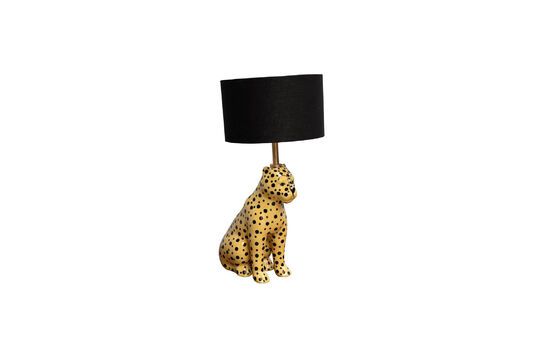 Lampe à poser en grès jaune Panther Détouré