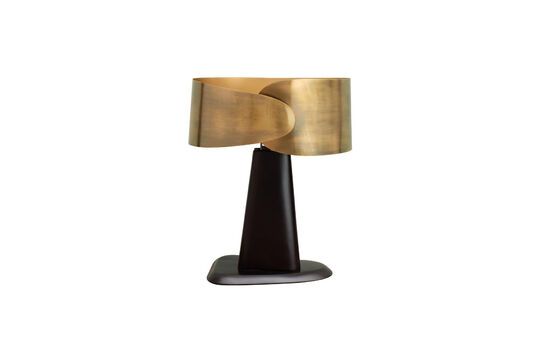 Lampe à poser en métal noir et or Belt Détouré