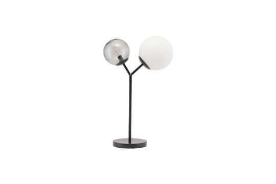 Lampe à poser en métal noir Twice Détouré