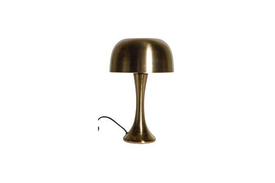 Lampe à poser en métal or Champignon Détouré