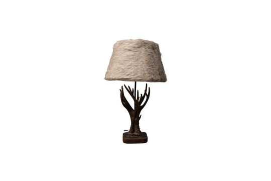 Lampe à poser en résine marron Cerf Détouré