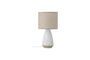 Miniature Lampe de table en grès blanc Paprica Détouré