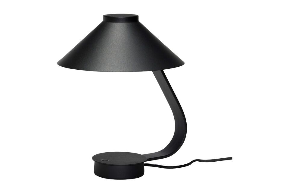 Lampe de table en métal noir Muri Hübsch