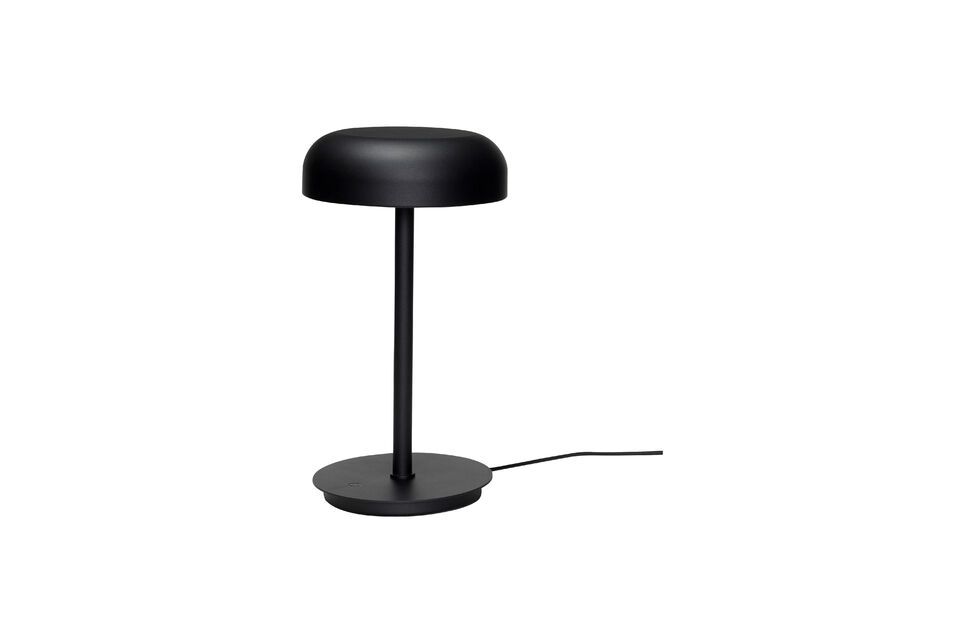 Lampe de table en métal noir Velo Hübsch