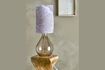 Miniature Lampe de table en verre marron Leni 1