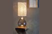 Miniature Lampe de table en verre marron Leni 2