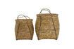 Miniature Lot de 2 paniers en bambou clair Kuta 1