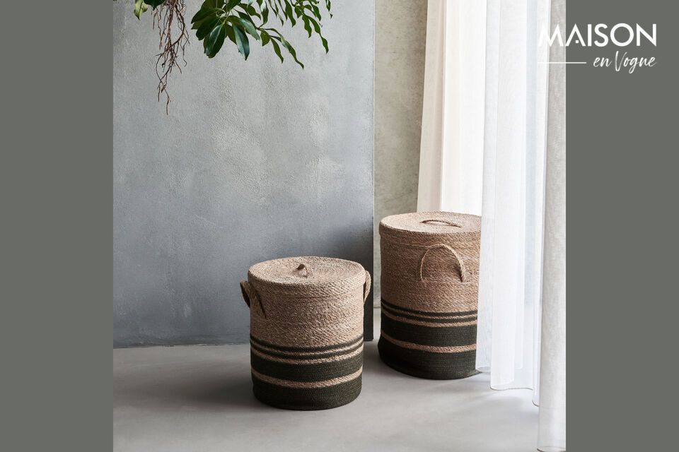 Paniers en jute : style et praticité pour votre intérieur.