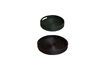 Miniature Lot de 2 plateaux en rotin noir et vert Noir 6