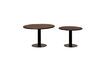 Miniature Lot de 2 tables basses en bois foncé Toraja 5