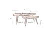 Miniature Lot de 2 tables basses Sham 24