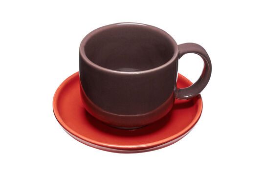 Lot de 2 tasses en céramique burgundy Amare