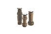 Miniature Lot de 3 bougeoirs en bois recyclé marron Uplit 4