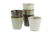 Miniature Lot de 6 tasses en céramique multicolore Higge 1