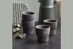 Miniature Lots de 4 tasses en grès gris foncé Liss 2