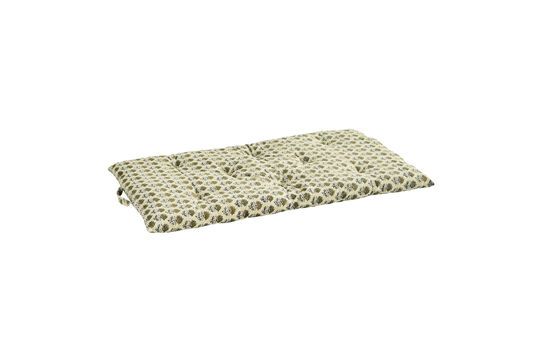 Matelas en coton imprimé crème Double