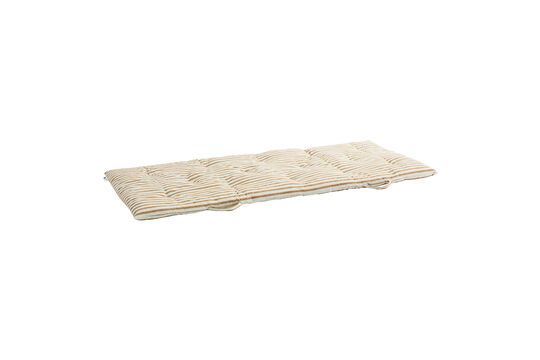 Matelas en coton rayé jaune Honey Détouré