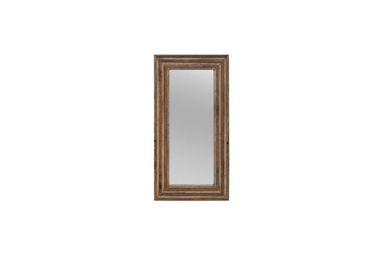 Miroir en bois clair Recyclé