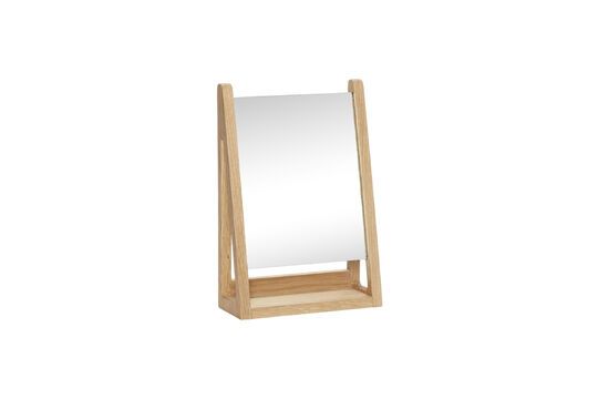 Miroir en bois de chêne clair Point Détouré