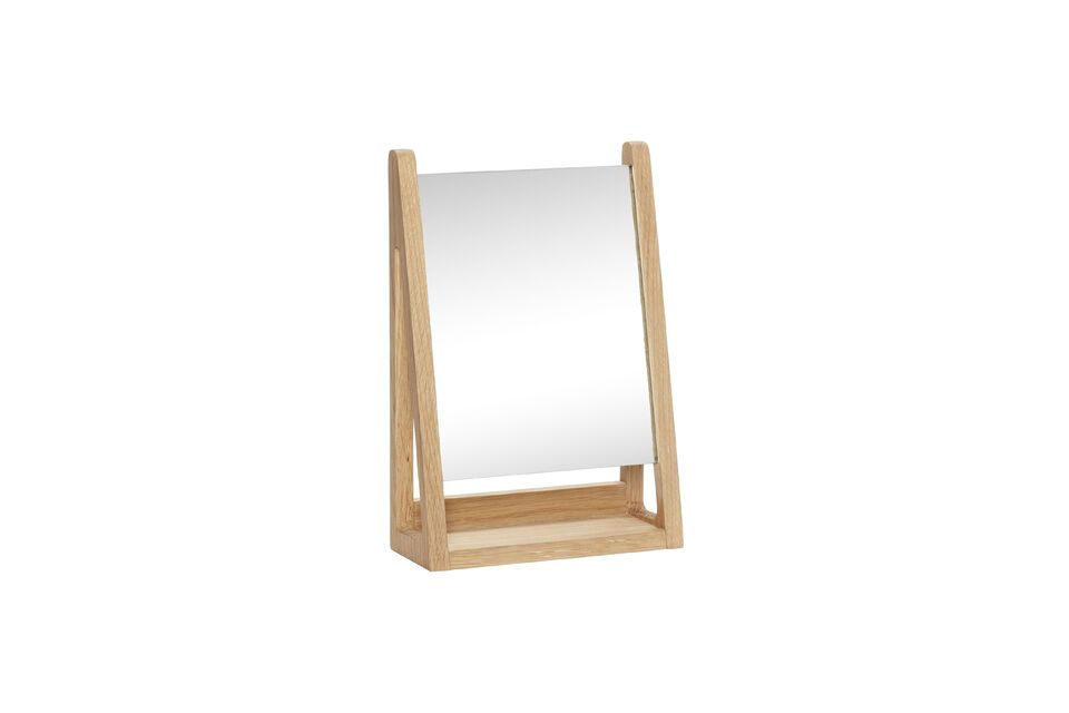 Miroir en bois de chêne clair Point Hübsch