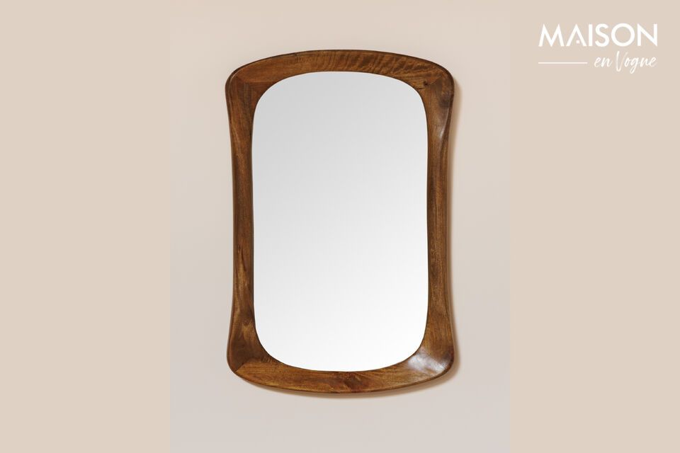 Miroir en bois foncé Arty Chehoma