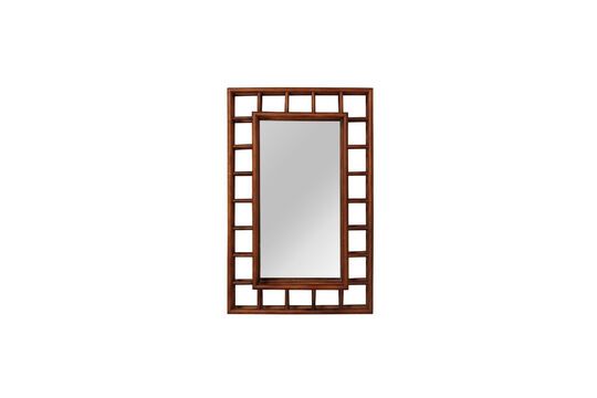 Miroir en bois foncé Jakarta Détouré