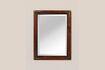 Miniature Miroir en bois foncé Laiton 1