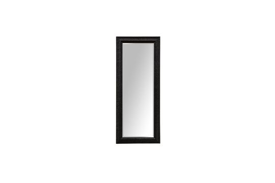 Miroir en bois noir Pin Détouré