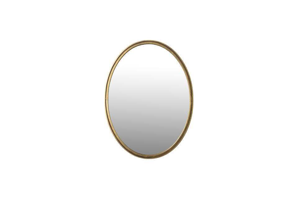 Miroir en fer bronze Matz White Label