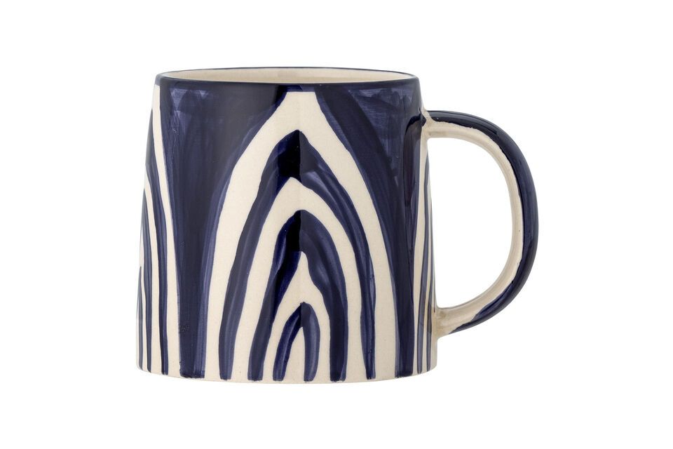 Mug en grès bleu Shama Bloomingville