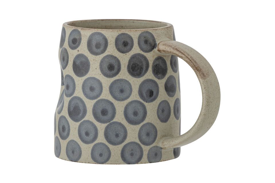 Mug en grès bleu Tinni Bloomingville