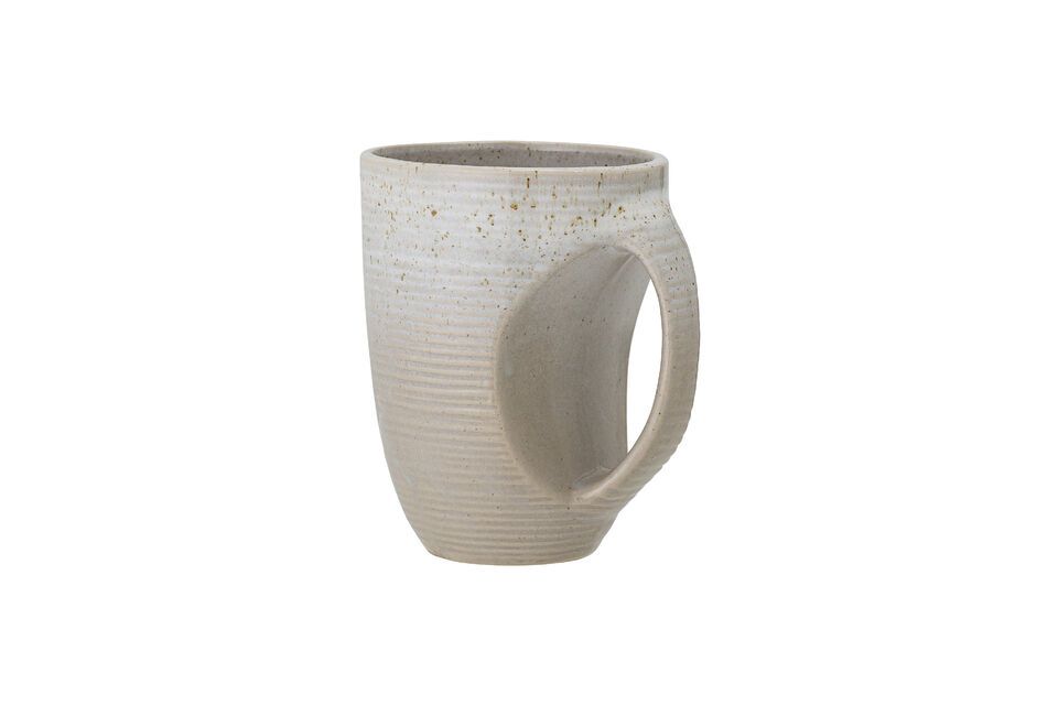 Mug en grès gris Taupe Bloomingville