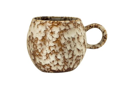 Mug en grès marron écaille Paula Détouré