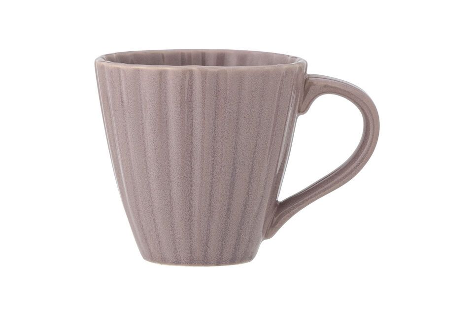 Mug en grès rose Latina Bloomingville