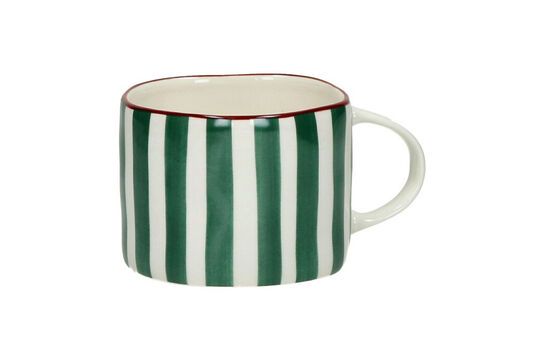 Mug en porcelaine vert Mykonos Détouré