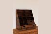 Miniature Organisateur de bureau en bois foncé Oswald 1